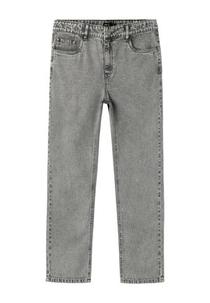 HIGH WAIST - Straight leg -farkut - light grey denim