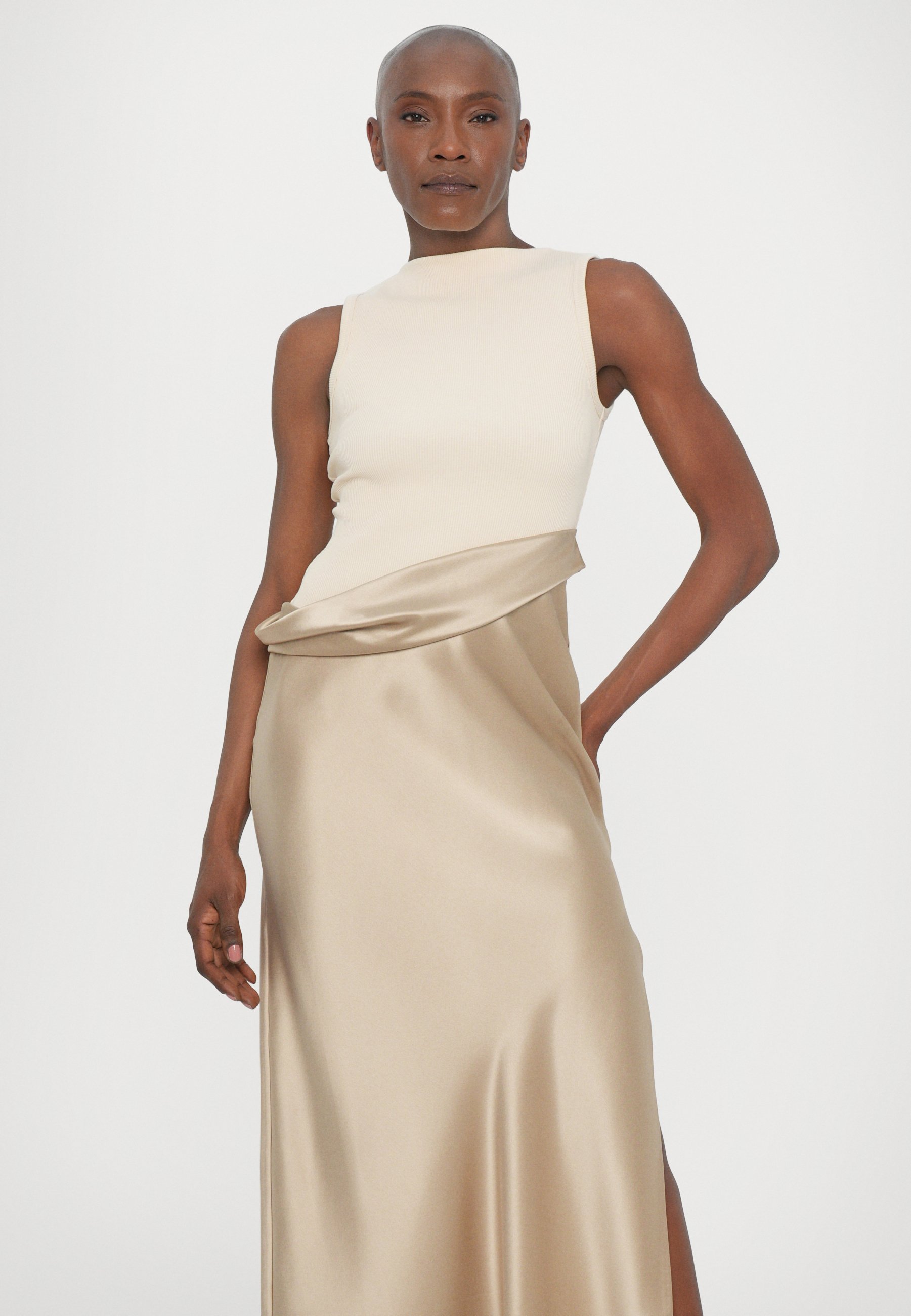 Nanushka COBEE DRESSES - Cocktail dress / Party dress - dune/creme
