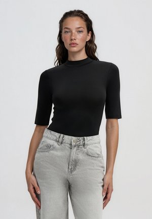 Terranova, T-SHIRT TINTA UNITA - T-shirt basic - nero