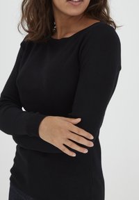PULZ PZSARA - Pulover - black