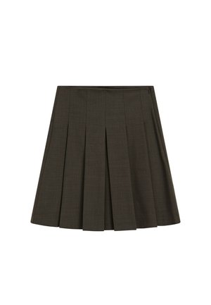 Massimo Dutti, A-snit nederdel - dark brown