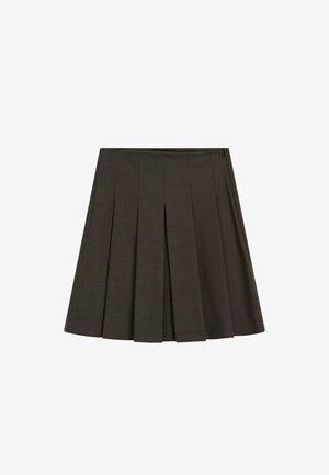 Massimo Dutti, A-snit nederdel - dark brown