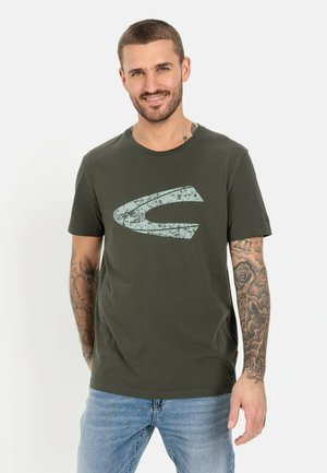 camel active Print T-shirt - leaf green