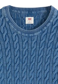Levi's® PRESIDIO CREW CABLE PIRATE  - Trui - cable rib pirate bla