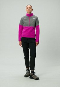 The North Face GLACIER HEAVYWEIGHT 1/2 ZIP - Polárpulóver - deep mulberry/smoked pearl