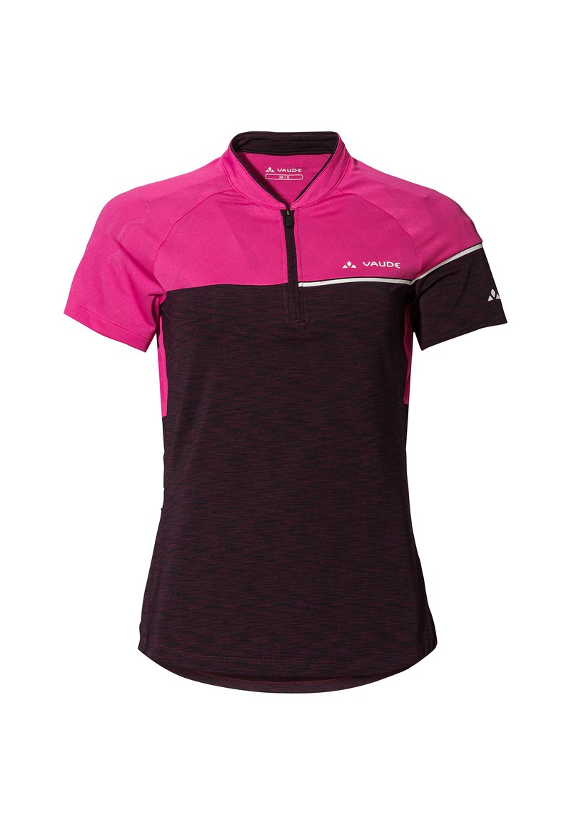 Vaude T-shirt print donkerroze