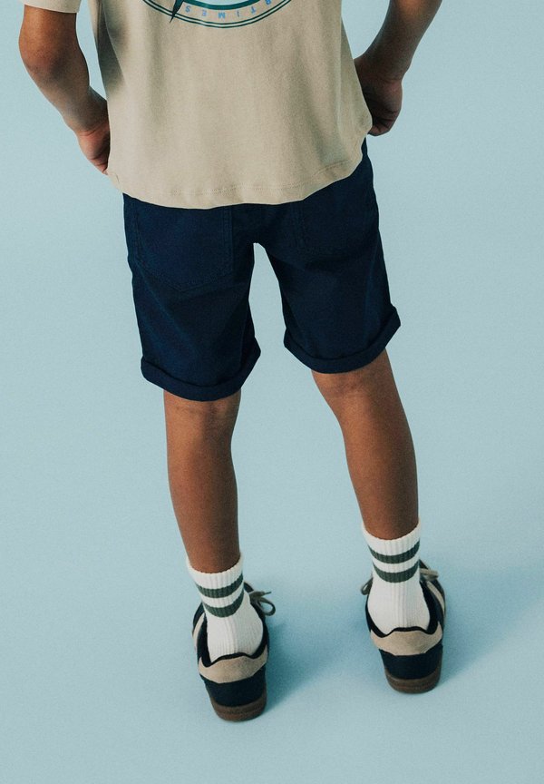 2ER PACK -SET BERMUDA  - Jeans Shorts - blau