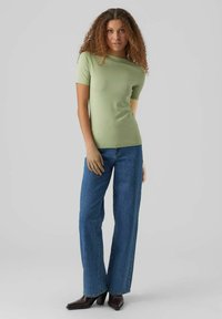 Vero Moda VMPANDA NOOS - Navadna majica - reseda