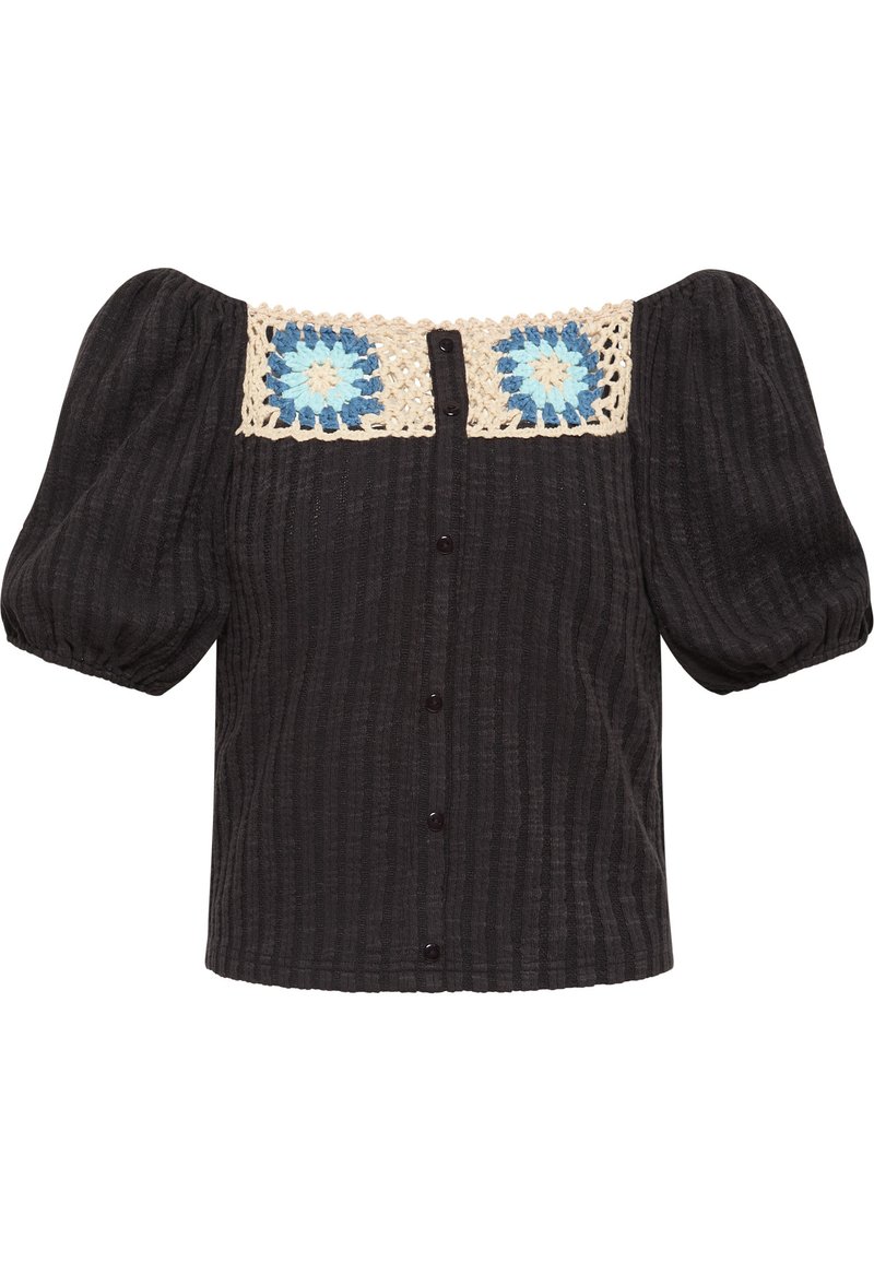 myMo T-shirt print zwart