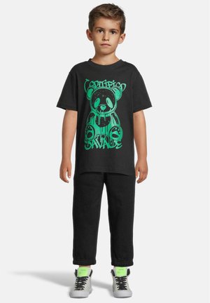 Urban Classics SAVAGE TEDDY - T-shirts med print - black
