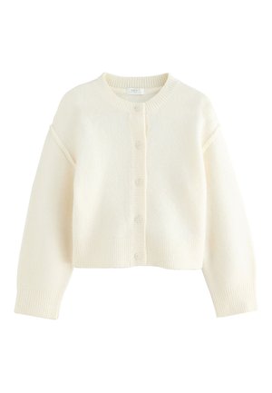 REGULAR FIT - BUTTON UP  - Strickjacke - ecru