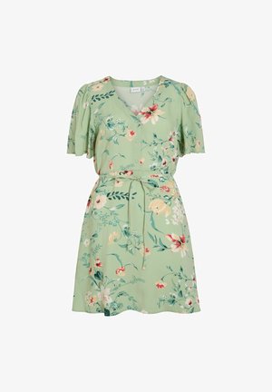 VILA, Short VIGRACE Short sleeved - Dnevna haljina - smoke green