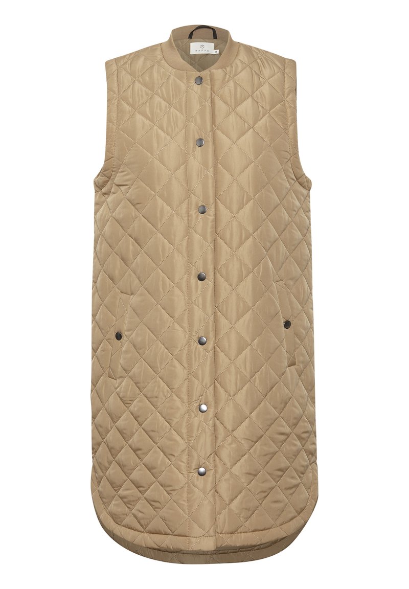 Damen Leichte Jacken | Kaffe KAMARIA Weste beige - VV59564 Damen Leichte Jacken | Kaffe KAMARIA Weste beige - VV59564
