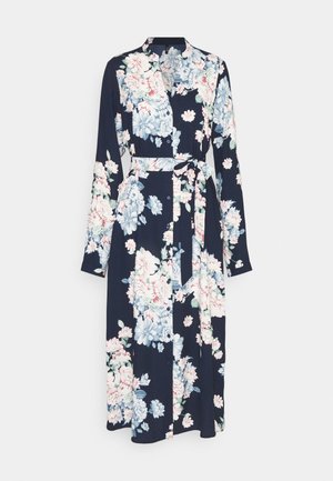 Vero Moda Tall VMTALLY CALF SHIRT DRESS - Nappali ruha - night sky