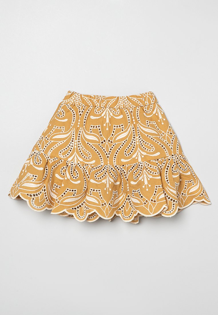 IVY OAK A-lijn rok okergeel
