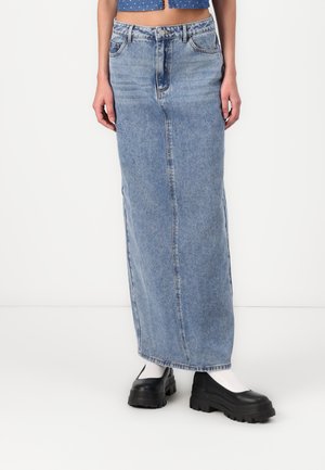 JOLIE MAXI SKIRT - Jeansskjørt - light blue denim
