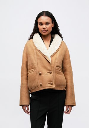 CHARLTON SHEARLING - Bőrdzseki - tan brown