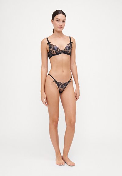Agent Provocateur WINNETTE BRA - Liemenėlė su lankeliais - black/blue