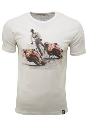 PEDAL POWER - T-shirt print - white