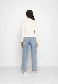 Karl Kani SMALL SIGNATURE - Topper langermet - cream