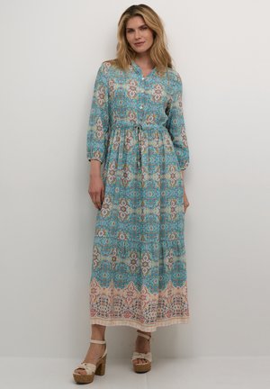 CRAlora - Maxi dress - turquise tile print