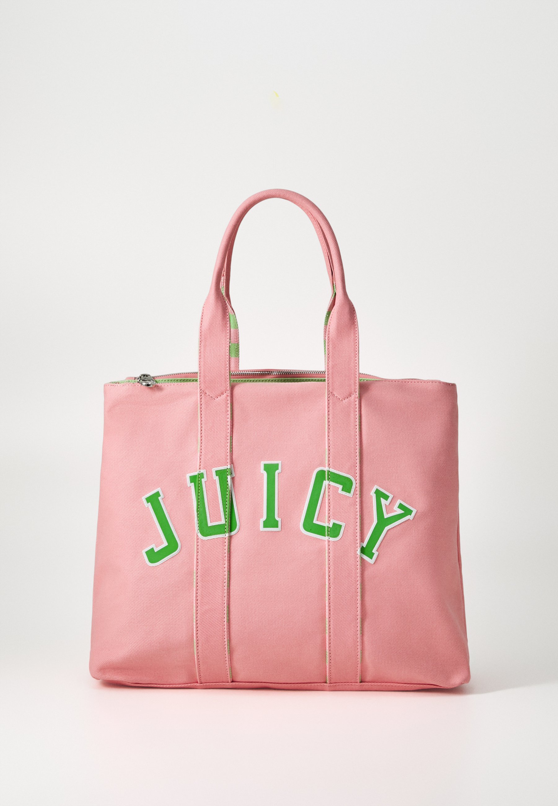 【Juicy Couture】DAISY リバーシブル ロゴ ポーチ付 トート JUICY COUTURE】Daisy L ロゴ トート バッグ ポーチ付 ピンク