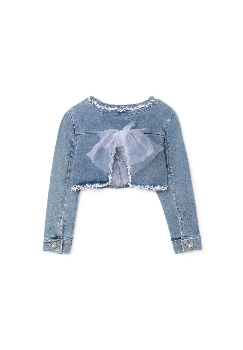 Elsy Giacchetto Di Jeans Corto Giacca Corta In Denim Stretch Con