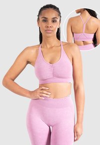 Smilodox BATIK ACID BRA BH - Light support sports bra - rosa