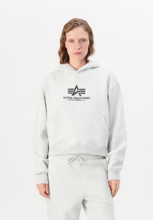 BASIC HOODIE - Mikina s kapucňou - pastel grey melange