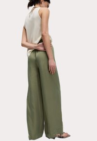 Marks & Spencer WIDE LEG PALAZZO - Kalhoty - khaki