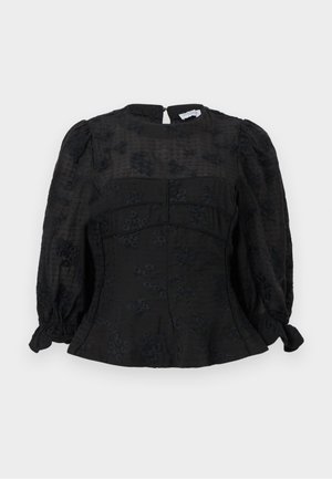 LOUISE EMBRODDERY - Μπλούζα - black