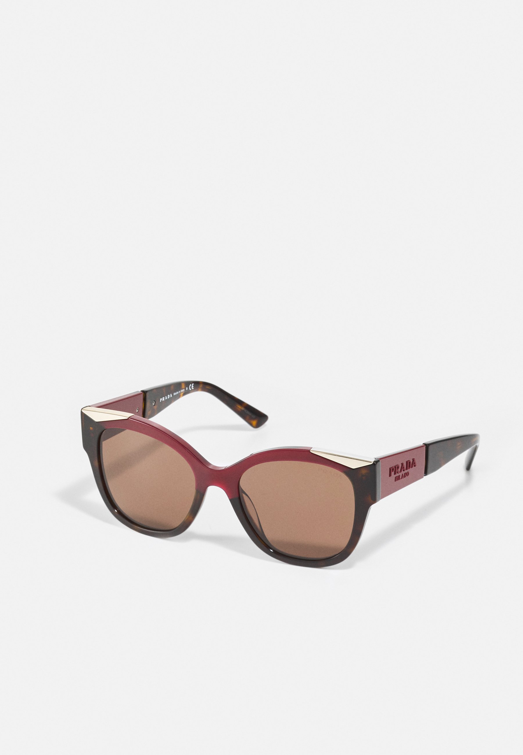 Prada Zonnebril - cherry/dark havana/Rood - Zalando.nl