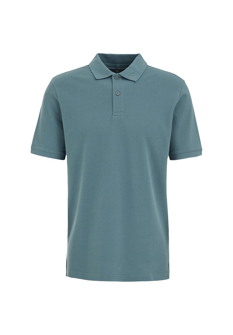 WE Fashion Poloshirt zelfkant denim/selvage denim