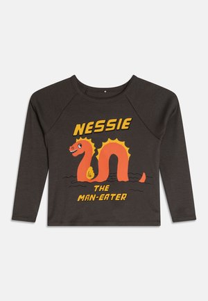 Langærmet T-shirt - black