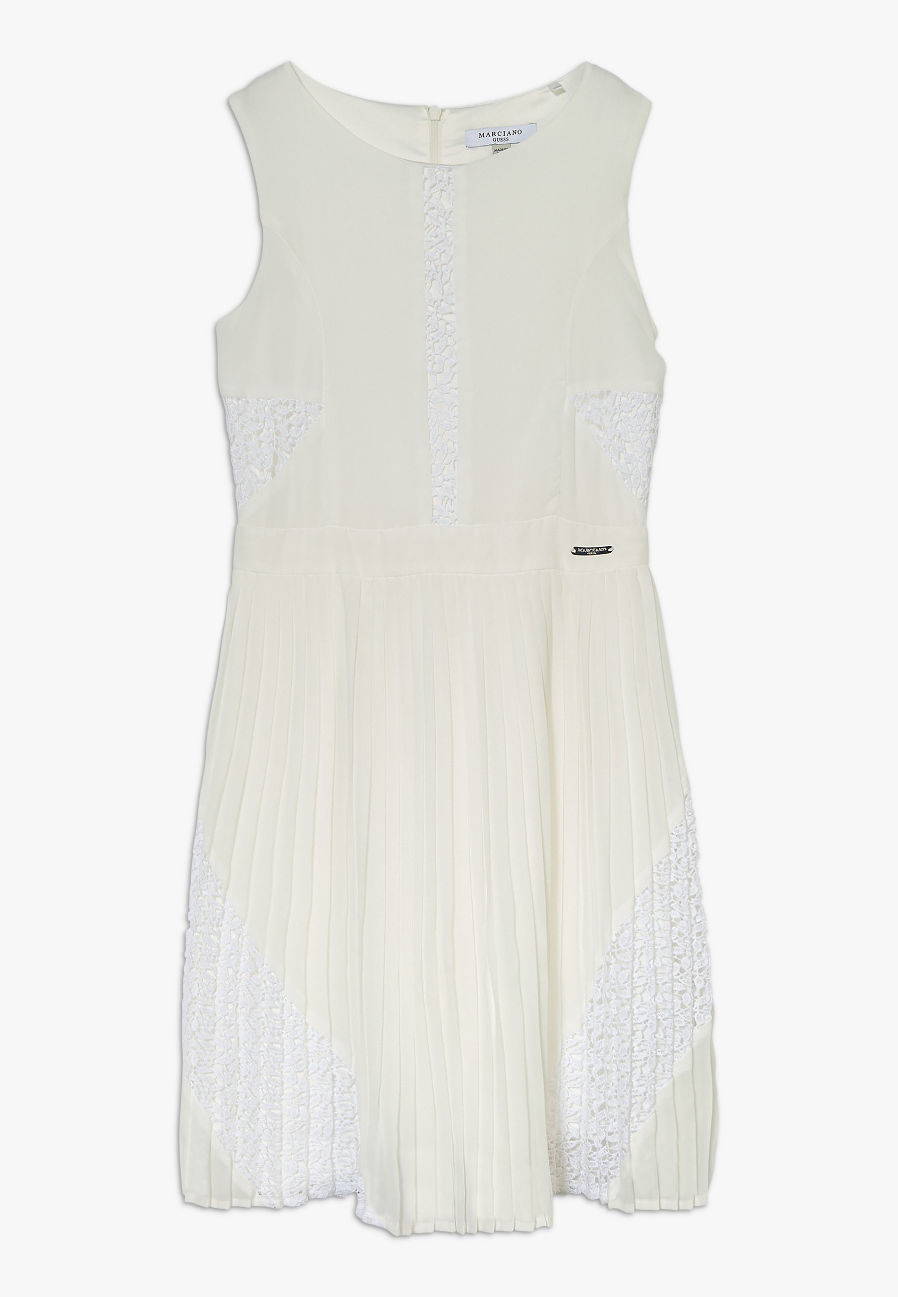 Guess Dress Marciano Cocktailkleid Festliches Kleid Blanc Pur Weiss Zalando De