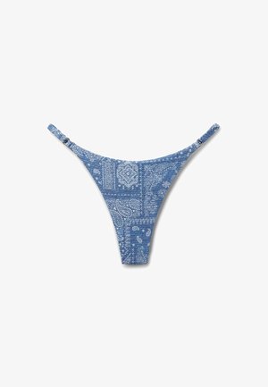Calzedonia, PAISLEY BRAZILIAN - Bikini-Hose - blue