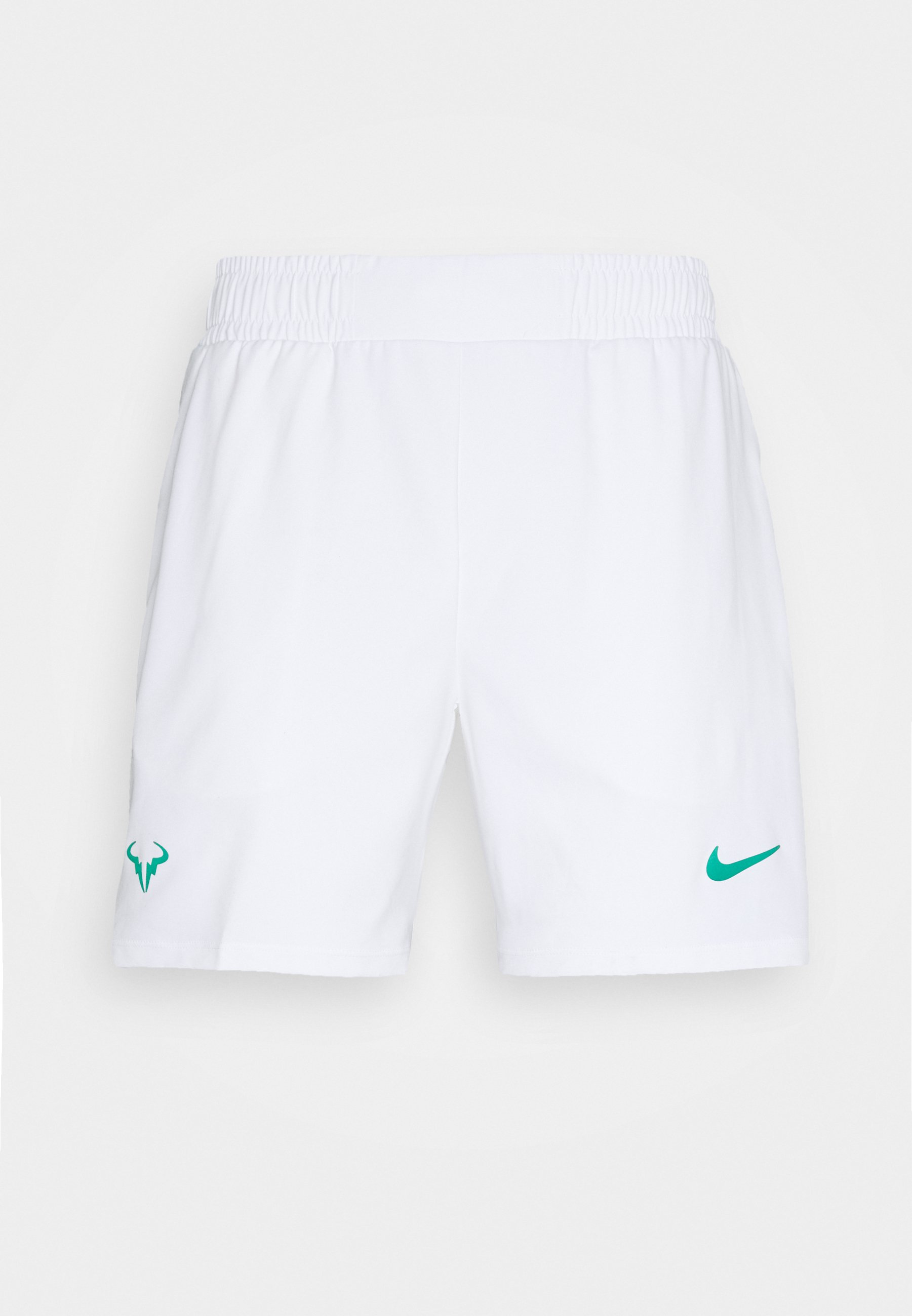 Nike Performance Rafael Nadal Short Sports Shorts White Lucid Green White Zalando Co Uk