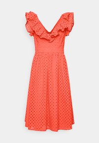 Não selecionado, tomato red