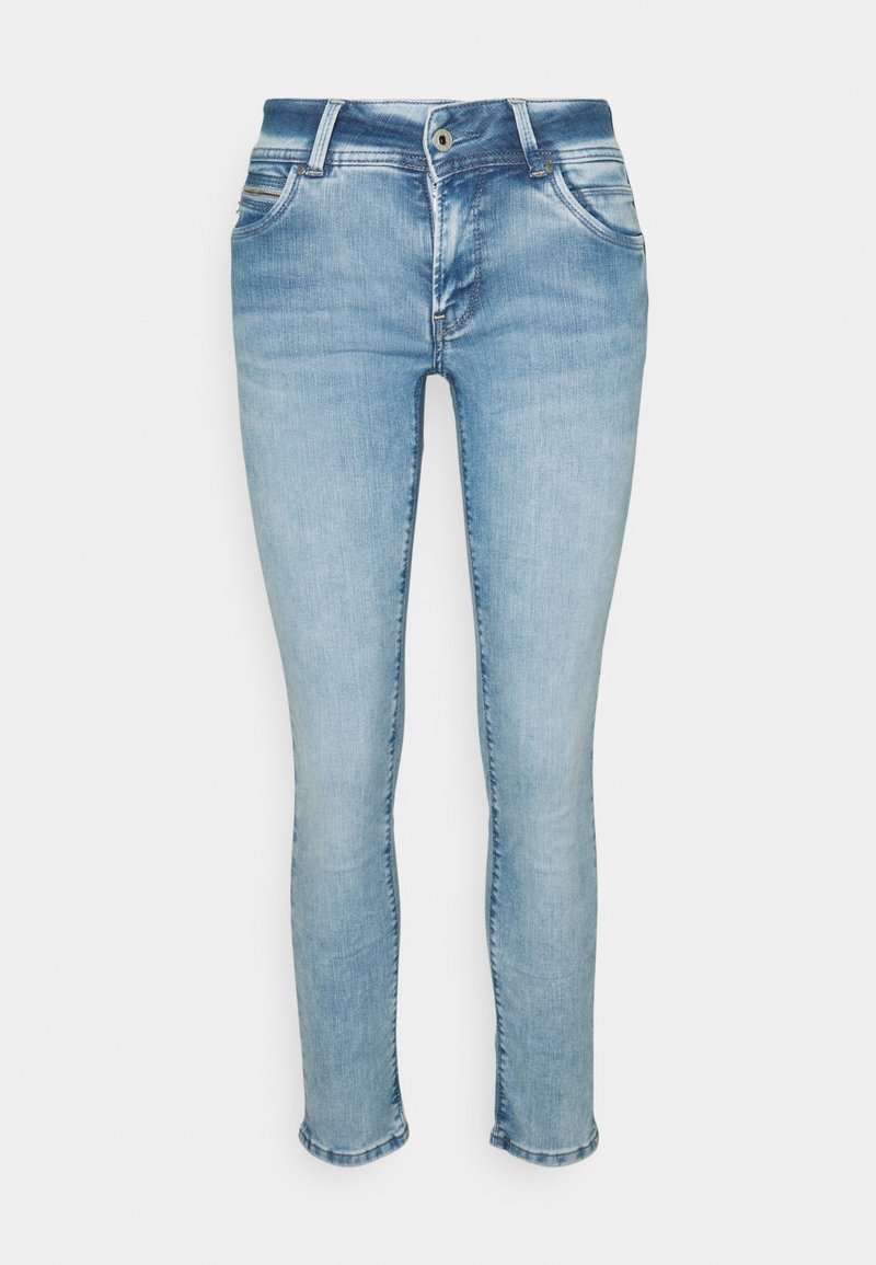 Pepe Jeans Slim fit jeans lichtblauw denim Pepe Jeans Slim fit jeans lichtblauw denim