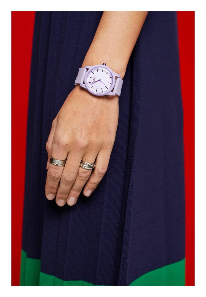 Esprit TIMEWEAR Watch lilac Zalando.co.uk