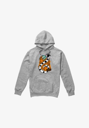 Warner Brothers, BEETLEJUICE/WORM - Kapuzenpullover - mottled light grey
