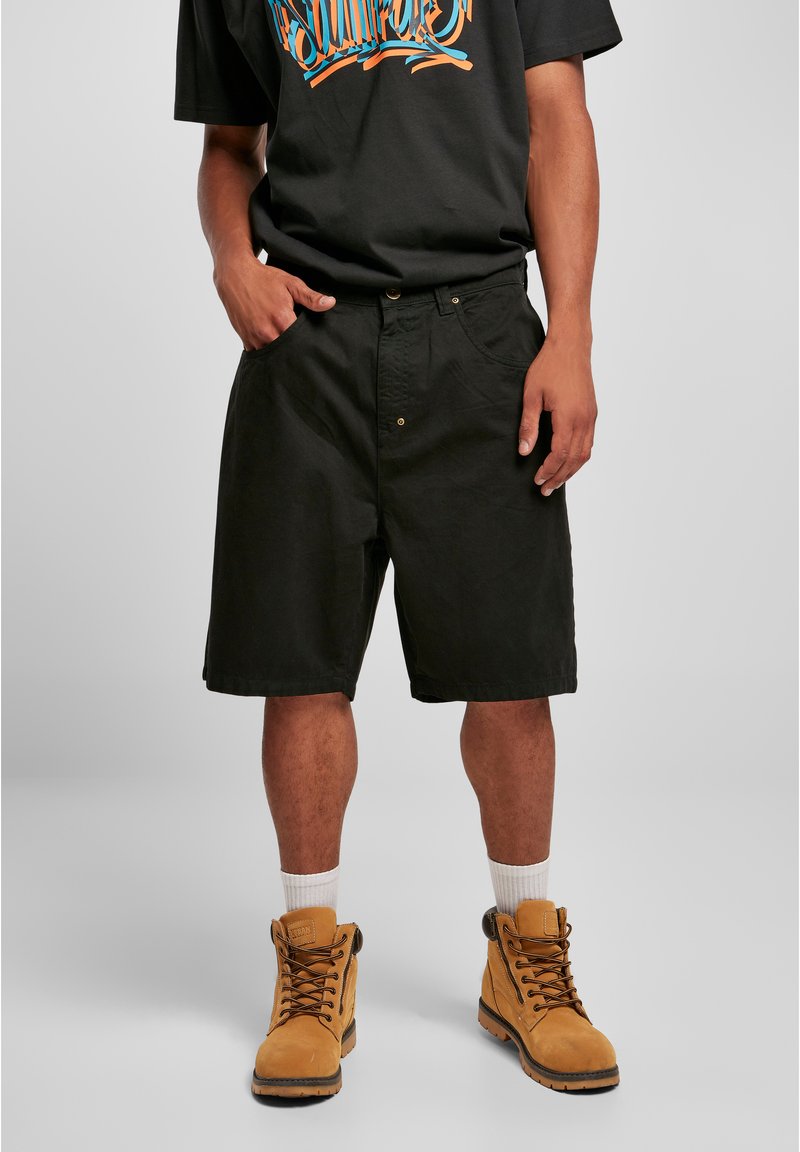 Southpole - TWILL CHINO  - Shorts - black, Vergrößern