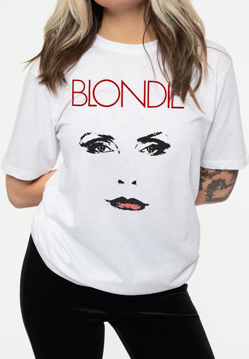 Paradiso Clothing BLONDIE STAREDOWN - Print T-shirt - white