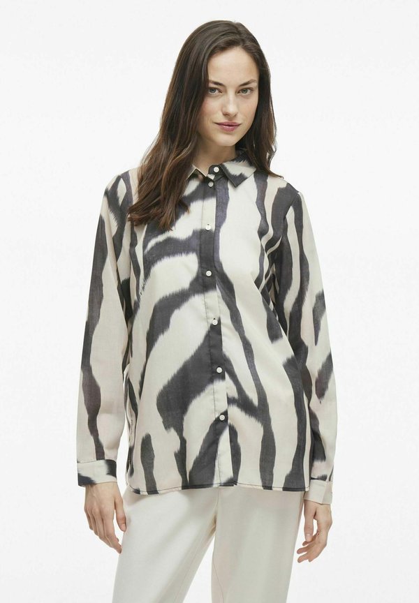 LANGARM - Hemdbluse - feather gray