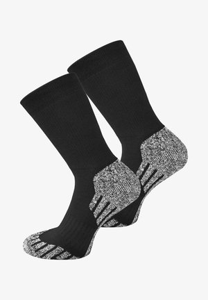 Normani TREK MID CUT 2 PACK - Socken - schwarz