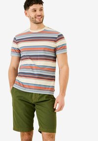 Fat Face - TALL FIT - TRESCOWE STRIPE  - Print T-shirt - blue Thumbnail Image 1