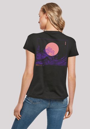 KANAGAWA WELLE JAPAN - Print T-shirt - schwarz