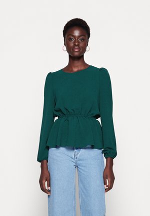 ONLY ONLMETTE DAR O NECK - Bluse - deep teal