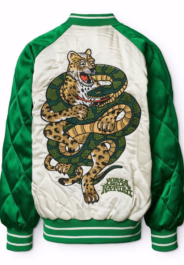HARU - Bomber Jacket - jaguar and snake3
