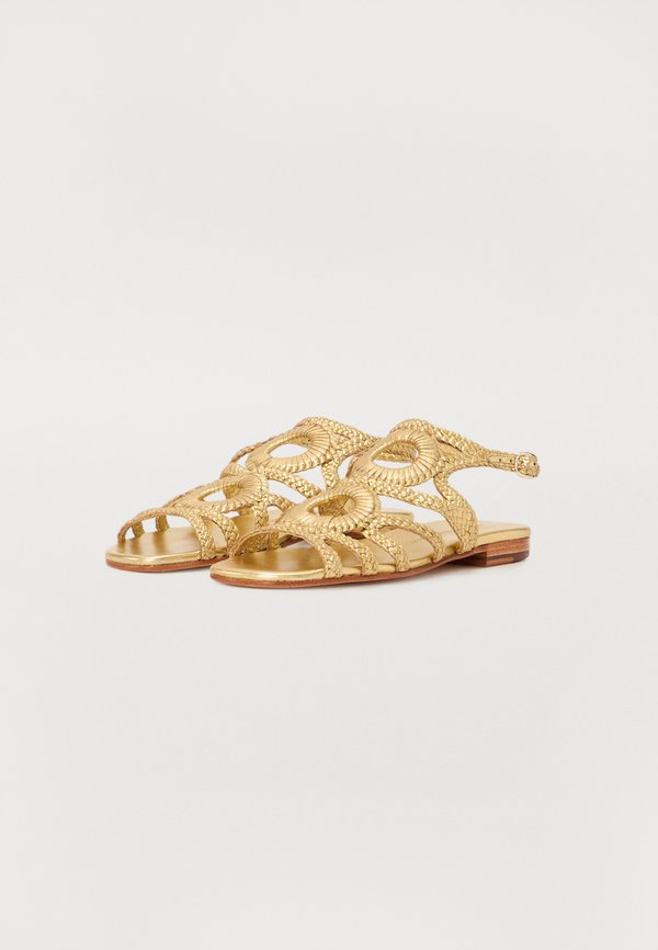 ELODIE - Ankle cuff sandals - gold2
